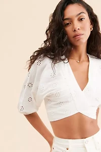 Vero Moda Aja Eyelet Top