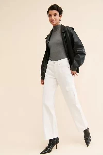 JUST BLACK DENIM Cargo High-Rise Jeans