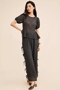 Lisa Says Gah Petra Tie Back Blouse