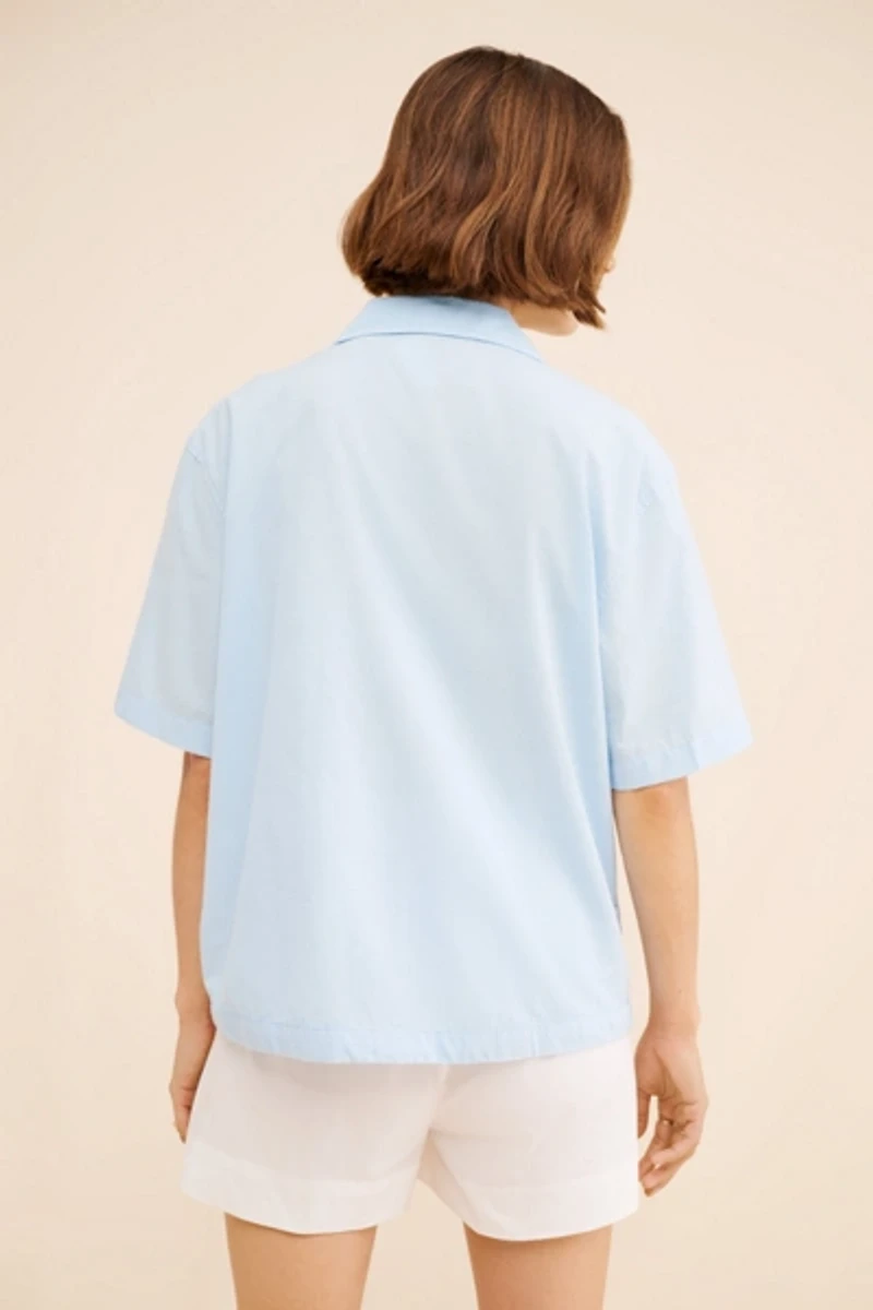 BDG Men's Crochet Lace Shirt