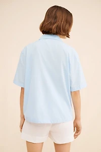 BDG Men's Crochet Lace Shirt