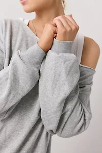 Out From Under Ariana Oversized Off-The-Shoulder Sweatshirt