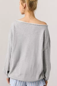 Out From Under Ariana Oversized Off-The-Shoulder Sweatshirt