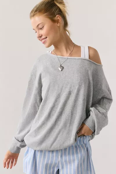 Out From Under Ariana Oversized Off-The-Shoulder Sweatshirt