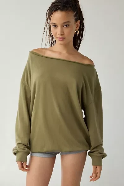 Out From Under Ariana Oversized Off-The-Shoulder Sweatshirt