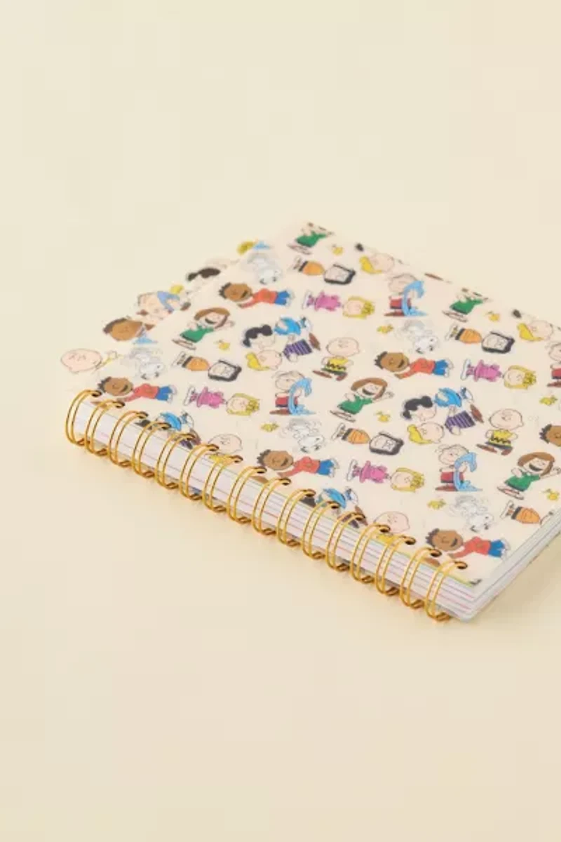 Peanuts Printed 6-Tab Spiral Notebook