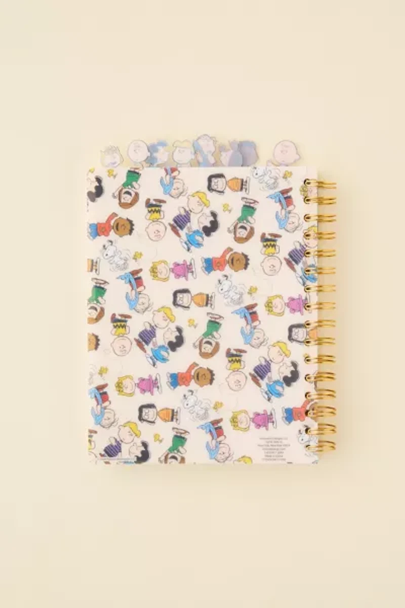 Peanuts Printed 6-Tab Spiral Notebook