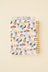 Peanuts Printed 6-Tab Spiral Notebook