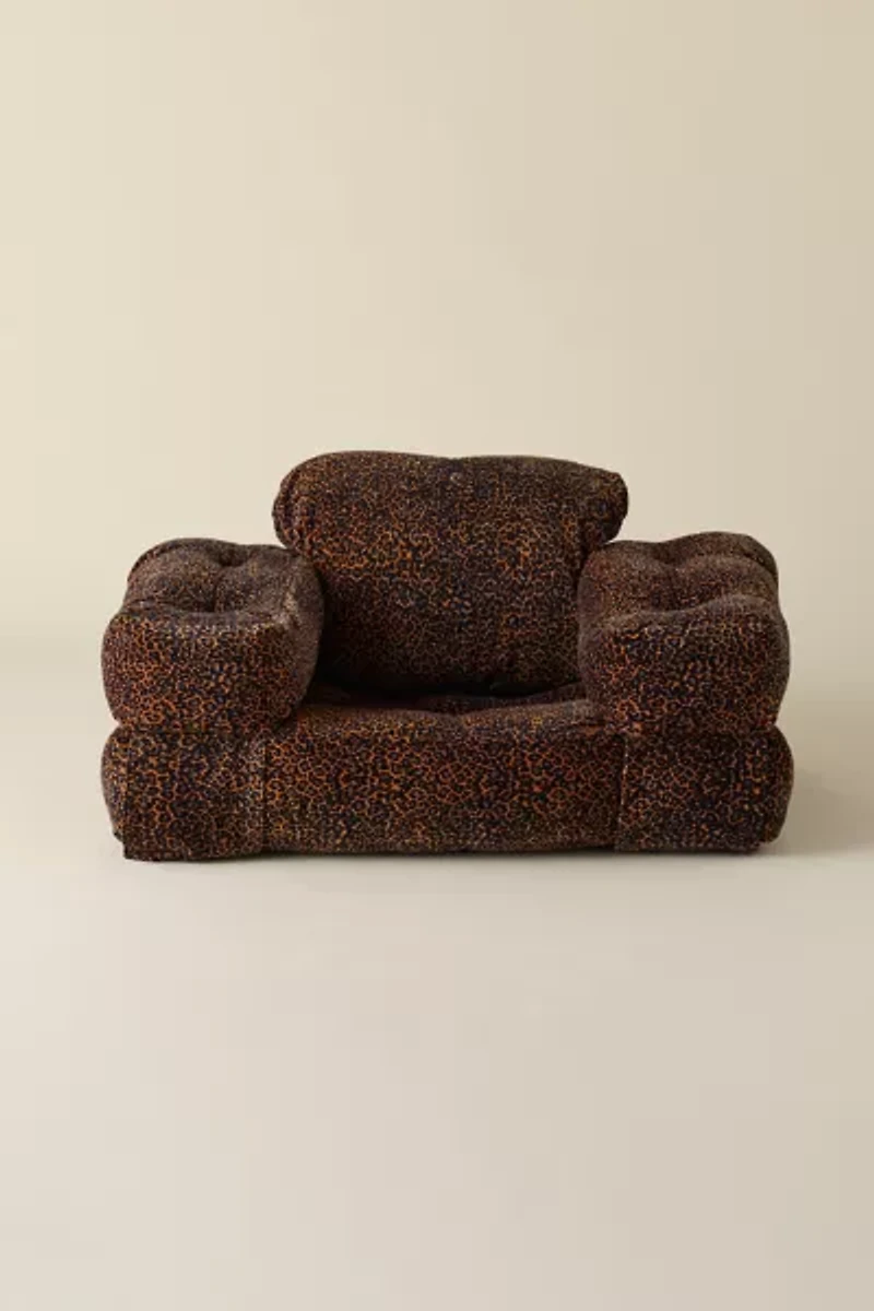 Lira Convertible Velvet Lounge Chair