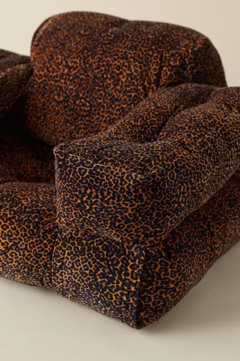 Lira Convertible Velvet Lounge Chair