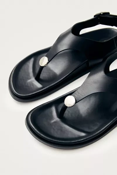 ALOHAS Harbor Leather Studded Thong Sandal