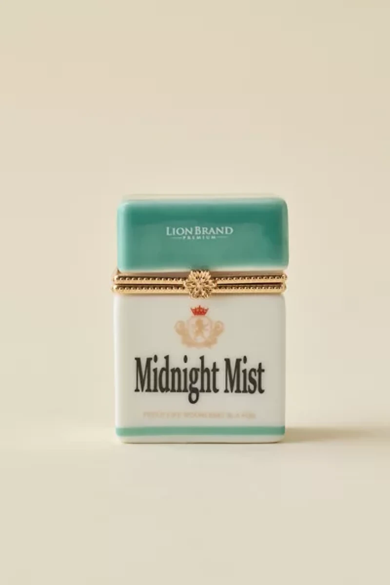 Cigarette Pack Porcelain Pill Case