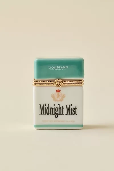 Cigarette Pack Porcelain Pill Case