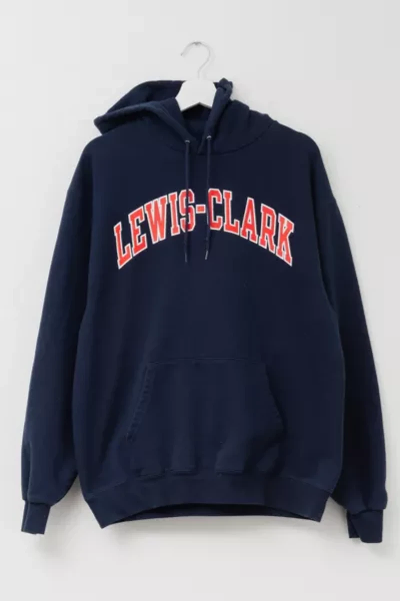 Vintage Y2K Champion Lewis-Clark Hoodie Sweatshirt