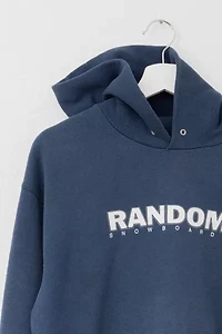 Vintage 1990s Distressed Random Snowboards Graphic Hoodie Sweatshirt