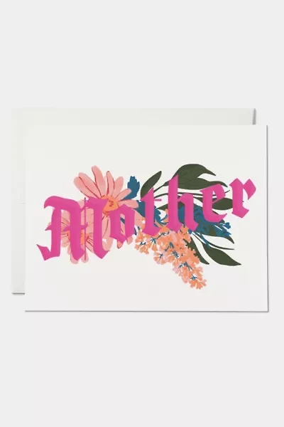 Red Cap Tattoo Mother Mother's Day Greeting Card