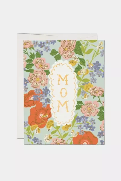 Red Cap Blossom Serenade Mother's Day Greeting Card