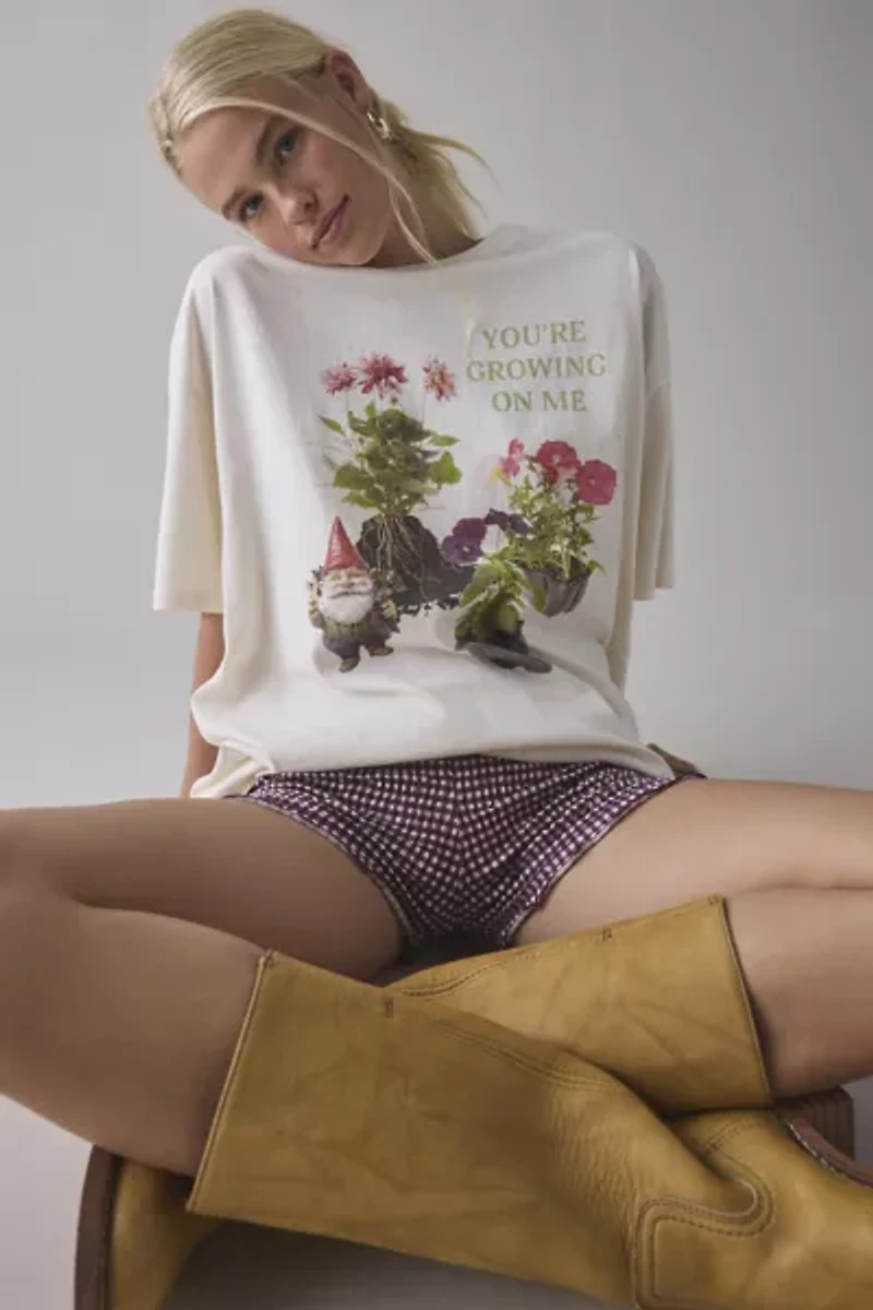 Growing On Me Garden Graphic T-Shirt Dress