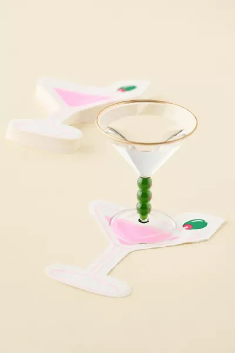 xo, Fetti Martini Cocktail Paper Napkin Set