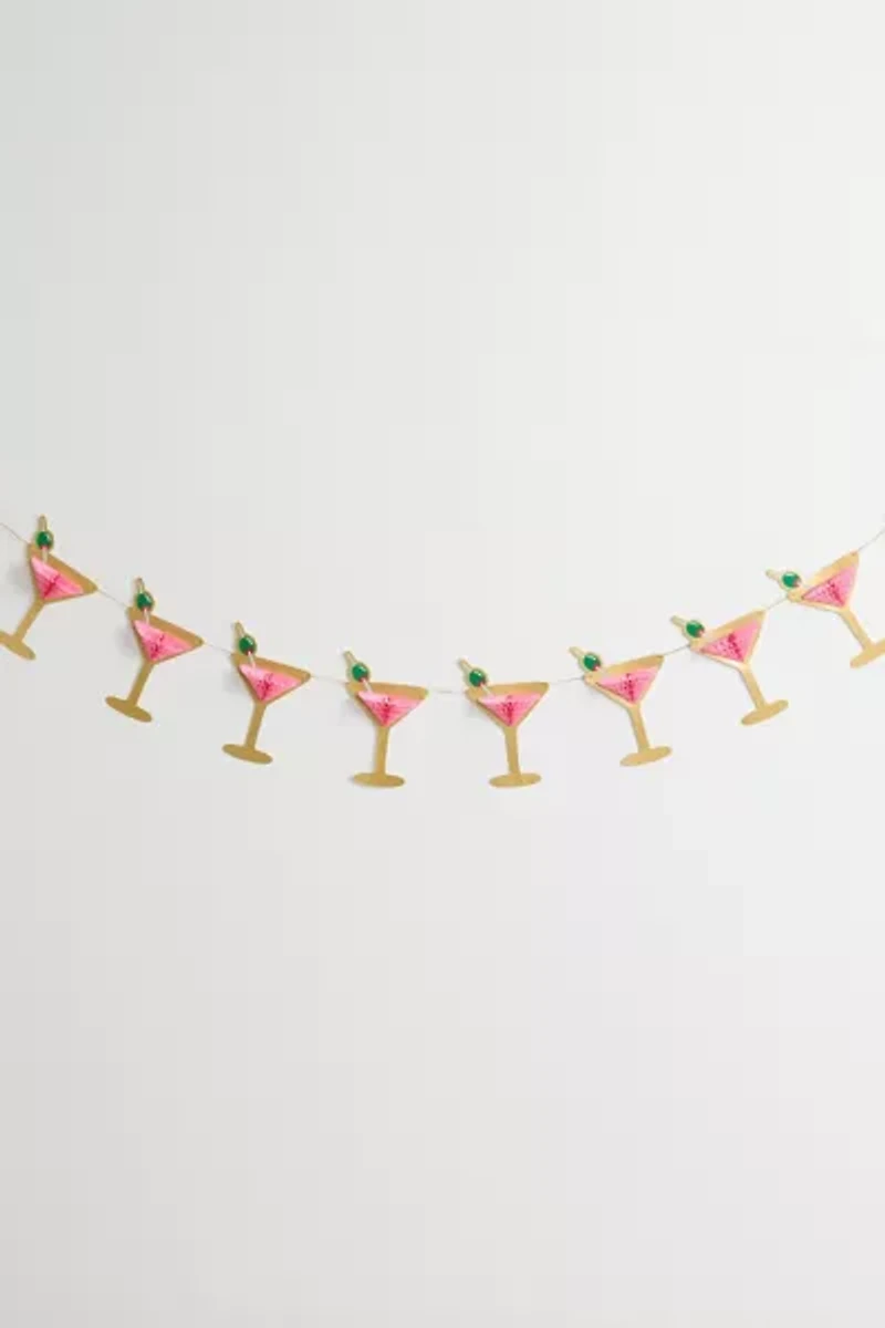 xo, Fetti Martini Cocktail Honeycomb Garland