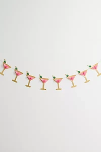 xo, Fetti Martini Cocktail Honeycomb Garland