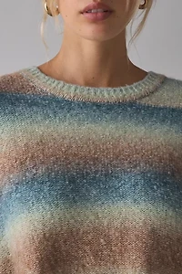 BDG Olivia Ombre Knit Crew Neck Oversized Sweater