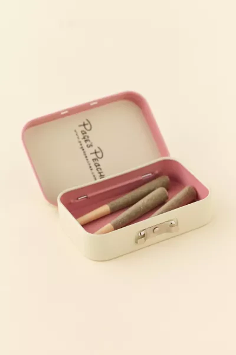 Page’s Peaches Metal Stash Tin