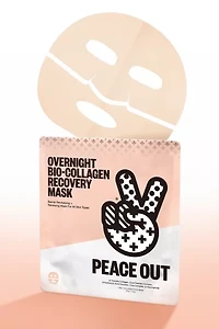 Peace Out Overnight Bio-Collagen Recovery Face Mask