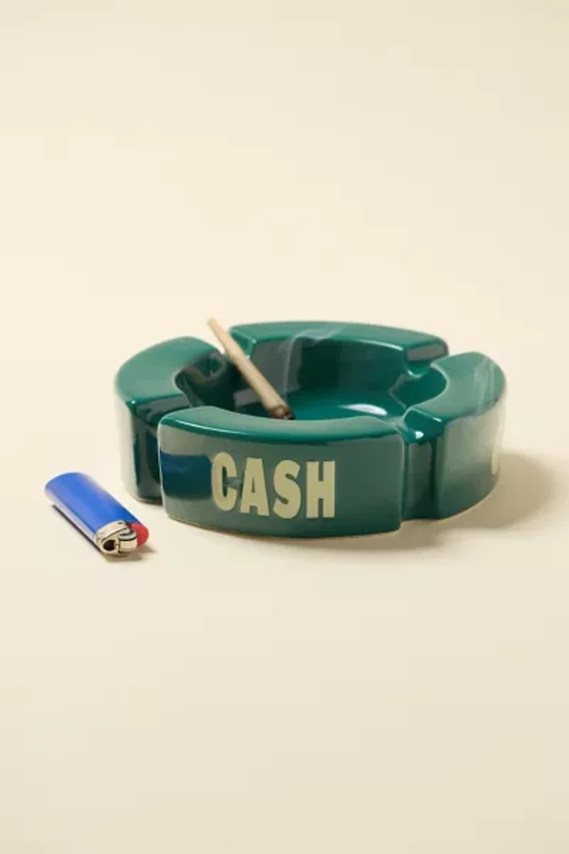 Edie Parker Ash Or Cash Ceramic Ashtray