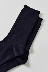 Essential Pointelle Crew Sock
