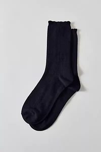 Essential Pointelle Crew Sock