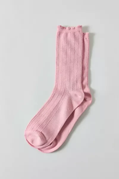 Essential Pointelle Crew Sock
