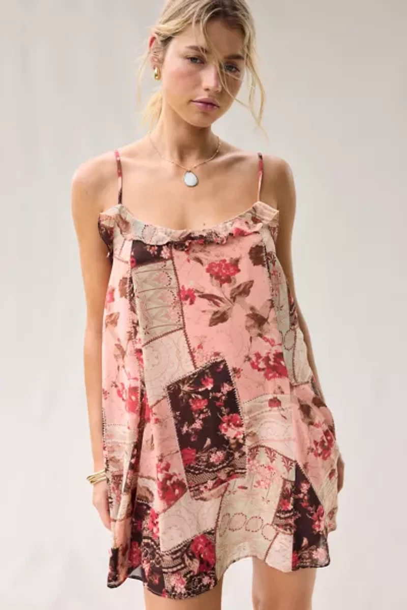 Kimchi Blue Swing Time Ruffle Babydoll Mini Dress