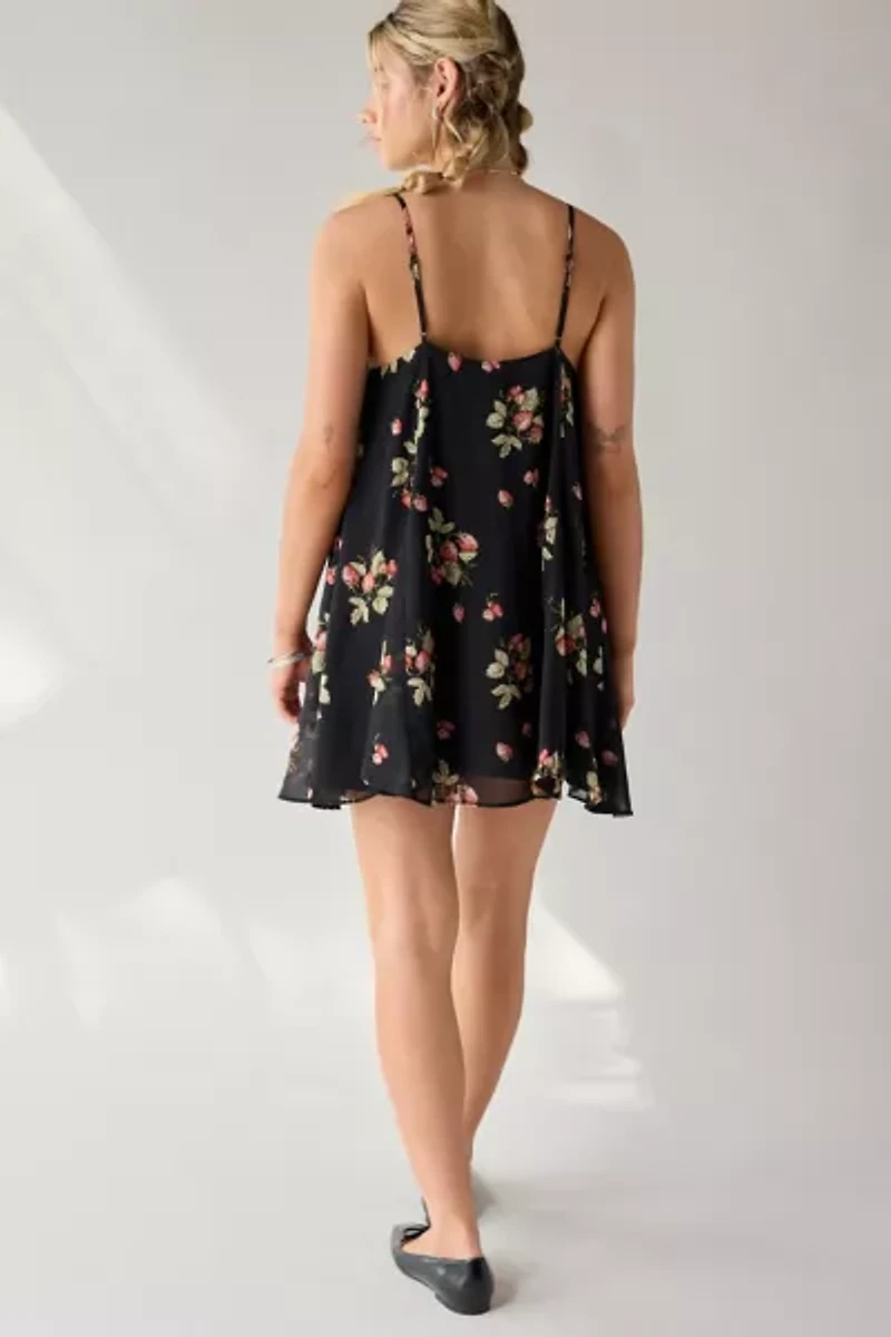 Kimchi Blue Swing Time Ruffle Babydoll Mini Dress