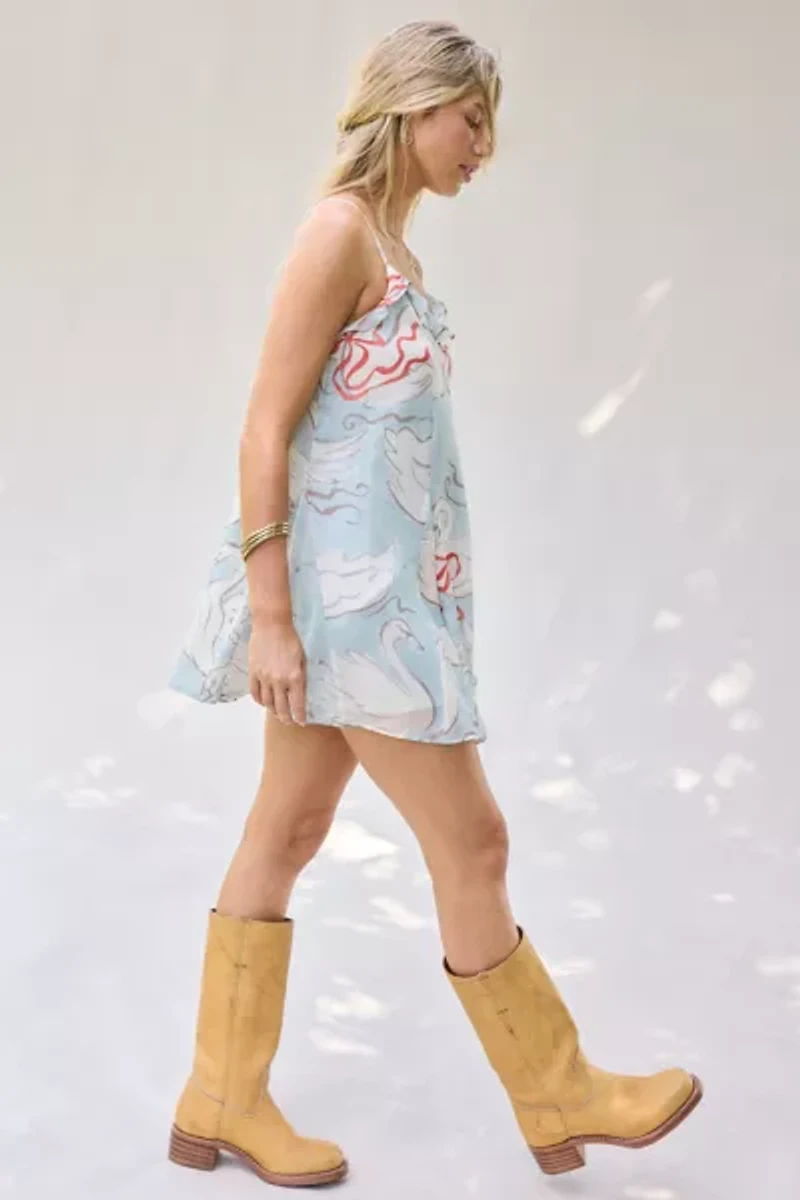 Kimchi Blue Swing Time Ruffle Babydoll Mini Dress