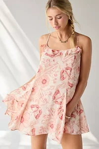 Kimchi Blue Swing Time Ruffle Babydoll Mini Dress