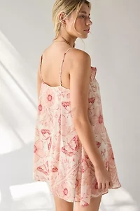 Kimchi Blue Swing Time Ruffle Babydoll Mini Dress