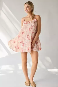 Kimchi Blue Swing Time Ruffle Babydoll Mini Dress