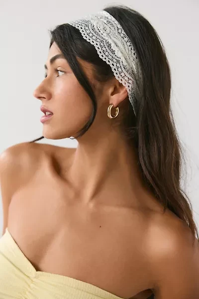 Wide Lace Headwrap Headband