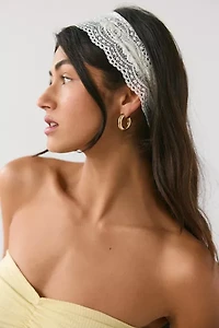 Wide Lace Headwrap Headband