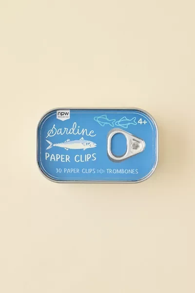 Sardine Tin Paperclip Set