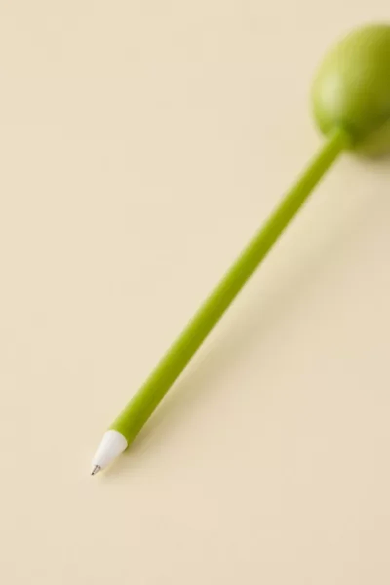 Squishy Olive Ink Pen