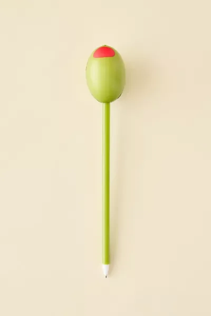 Squishy Olive Ink Pen