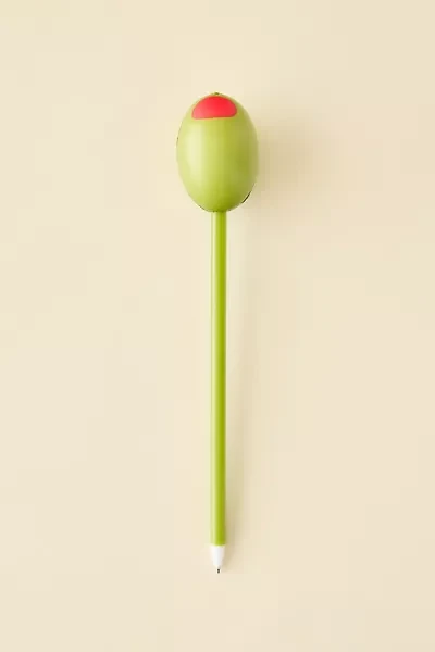 Squishy Olive Ink Pen