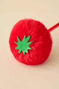 Tomato Pom-Pom Plushie Ink Pen