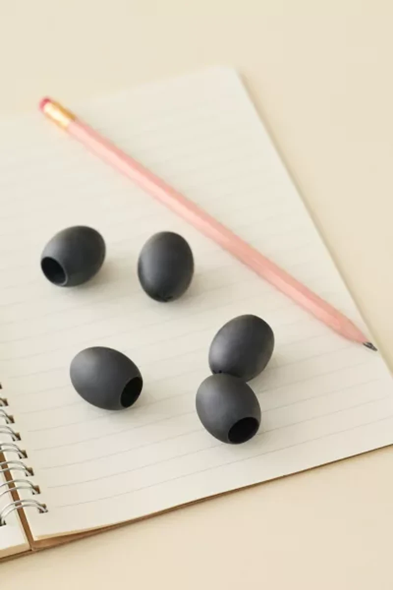Uncanny Olive Shaped Eraser Set