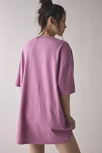 Kimchi Blue Princess Problems Puppy Graphic Oversized T-Shirt Dress