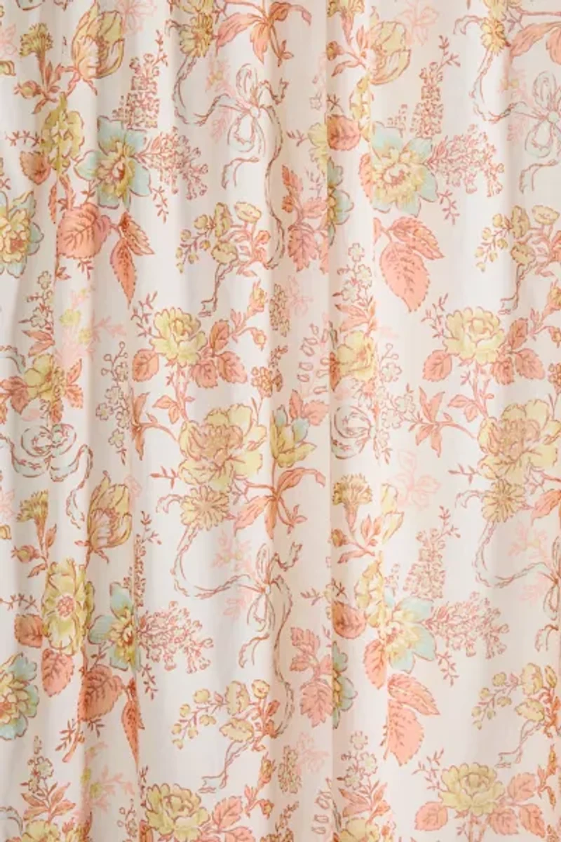 Catlyn Floral Patterned Window Panel