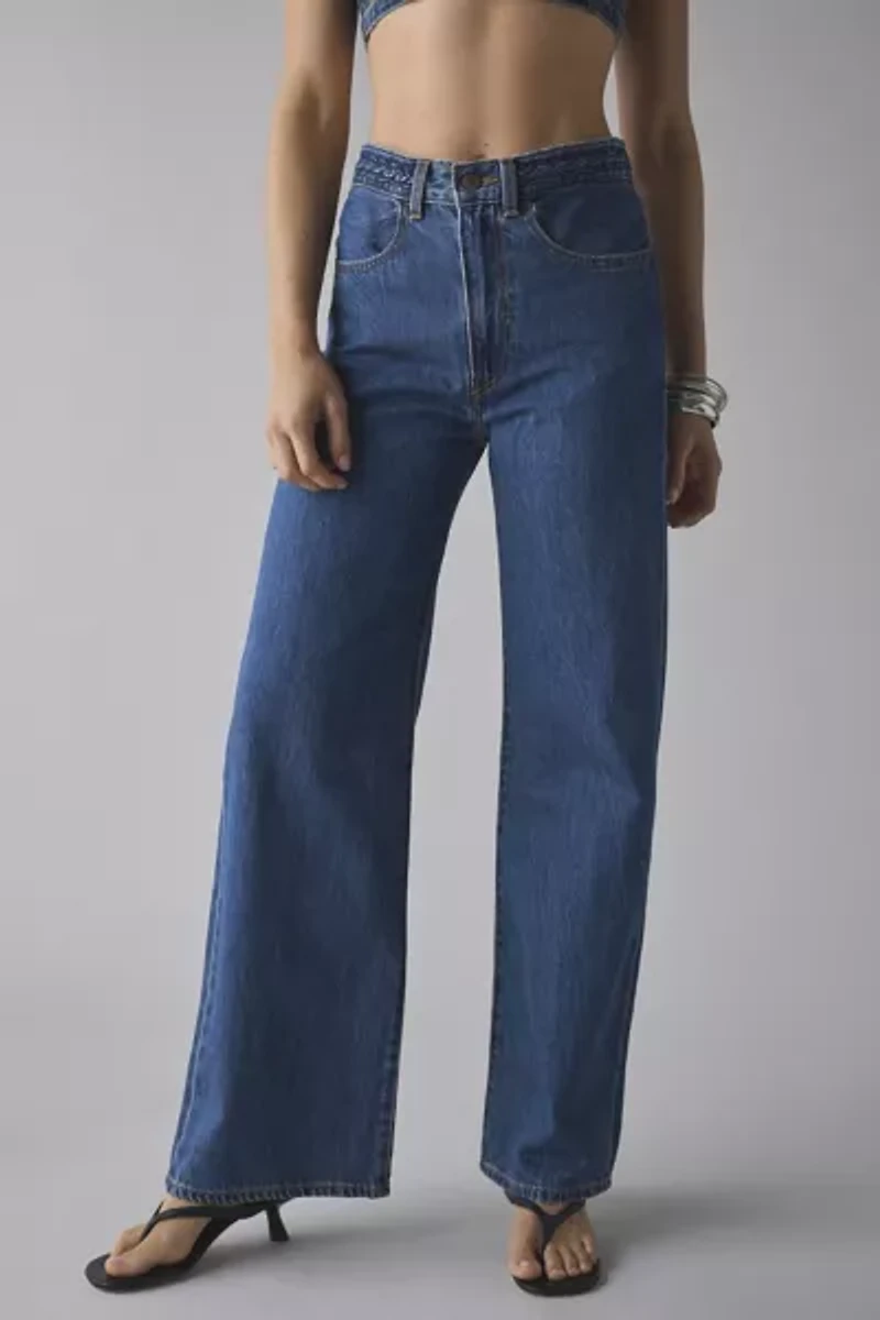 Levi's® Ribcage Wide Leg Braided Jean