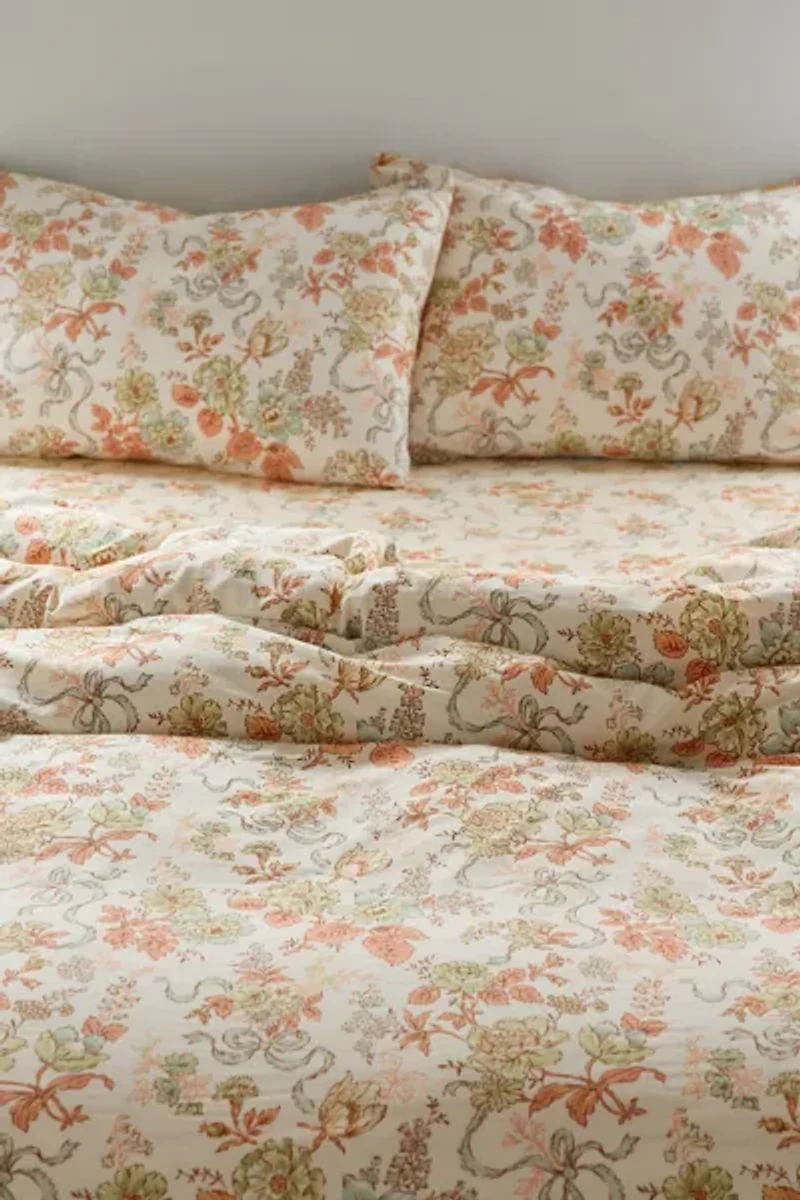 Catlyn Floral Patterned Sheet Set